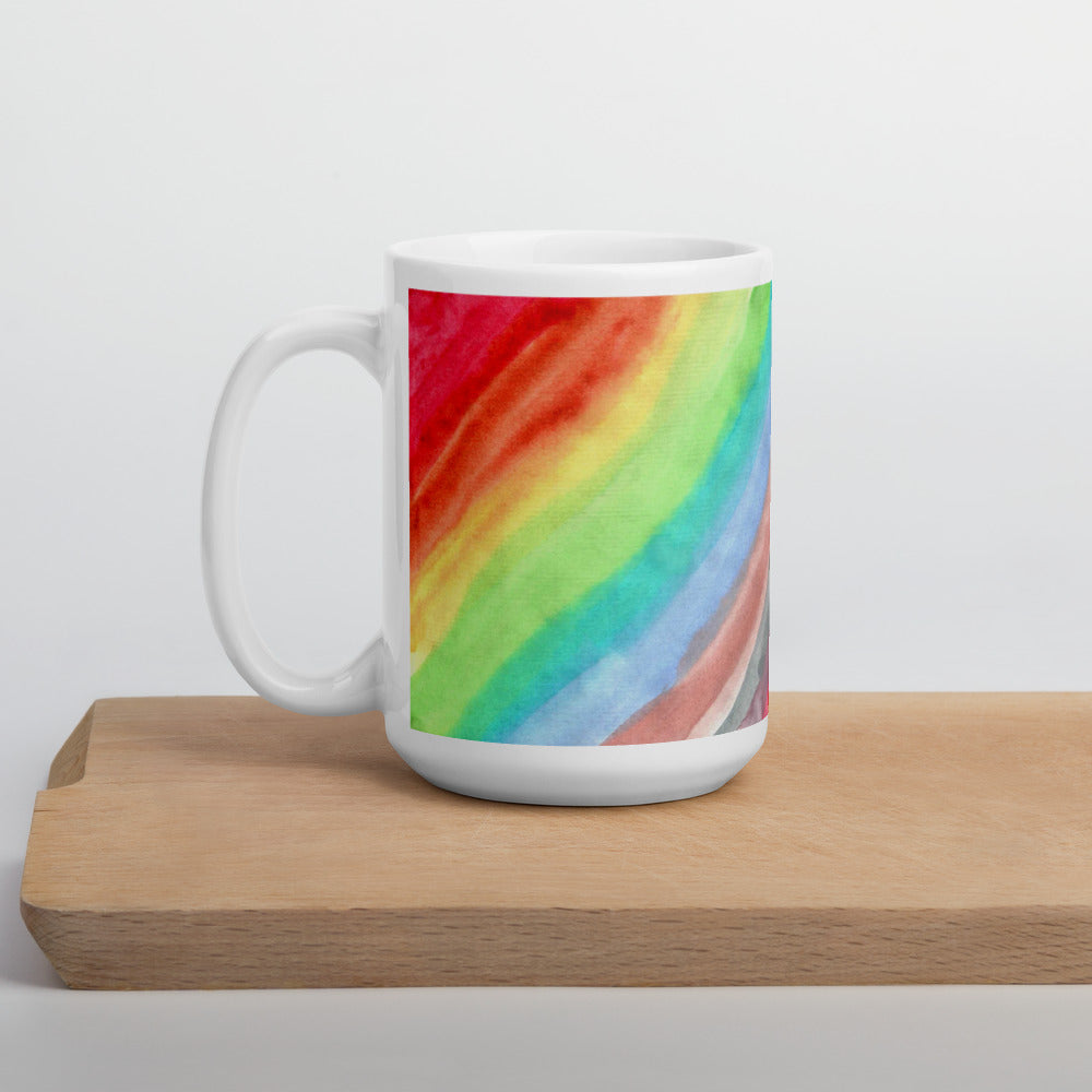 Mug (Glossy Ceramic) - Rainbow