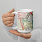 Mug (Ceramic Glossy) - Vintage Concert Collage