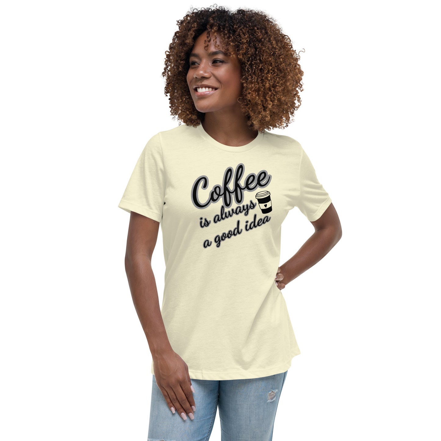 Women's Relaxed T-Shirt- Coffee