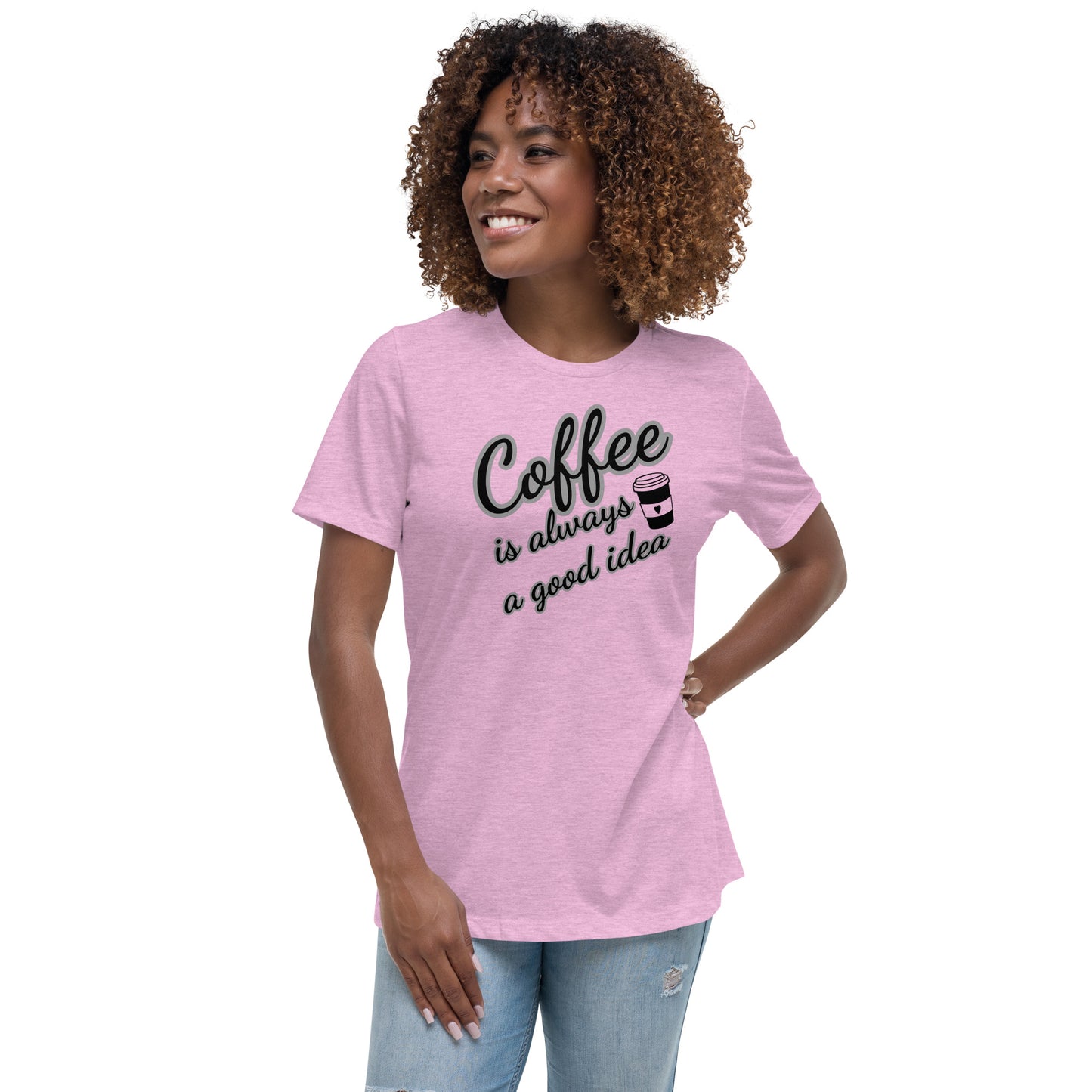 Women's Relaxed T-Shirt- Coffee