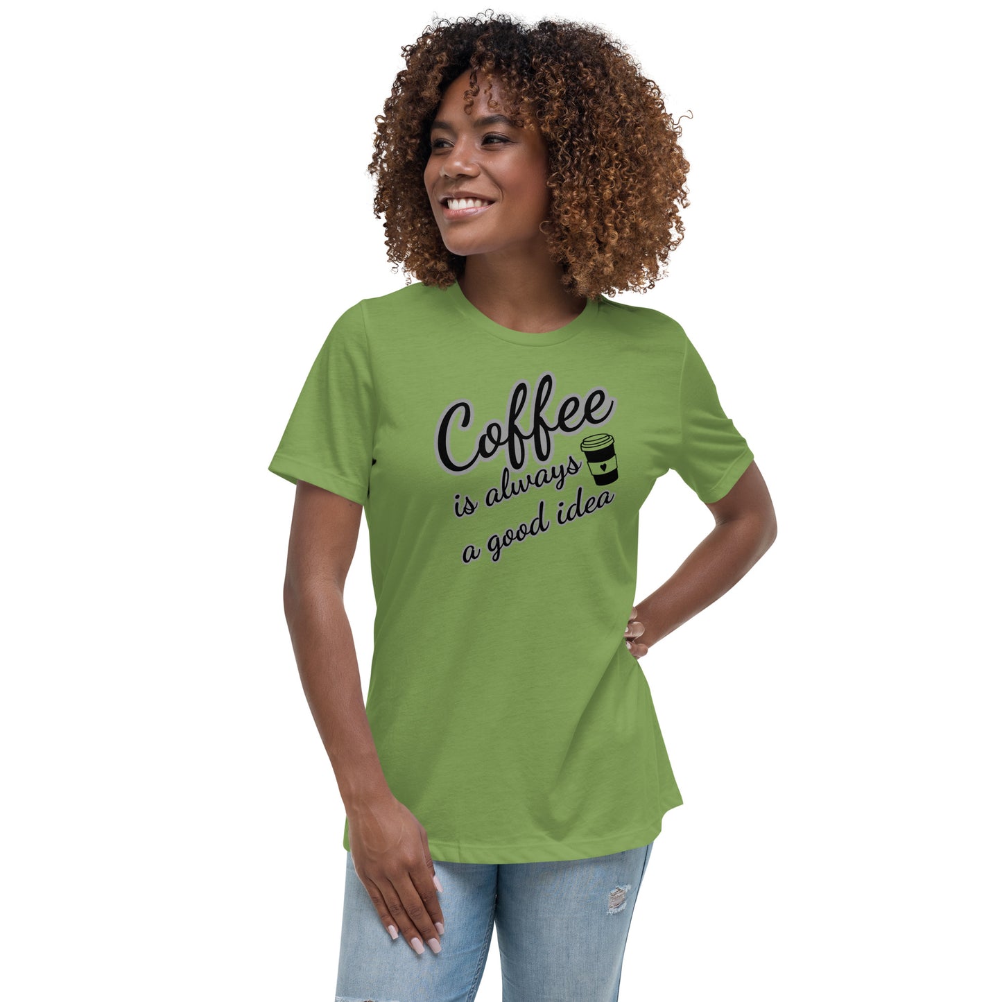 Women's Relaxed T-Shirt- Coffee