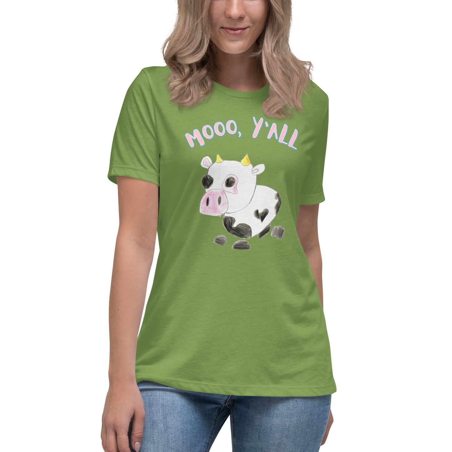Women's Relaxed Tee - Moo, Y'all