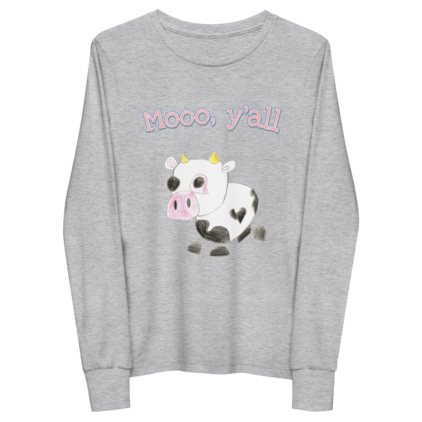 Youth Long Sleeve Tee - Moo Y'all