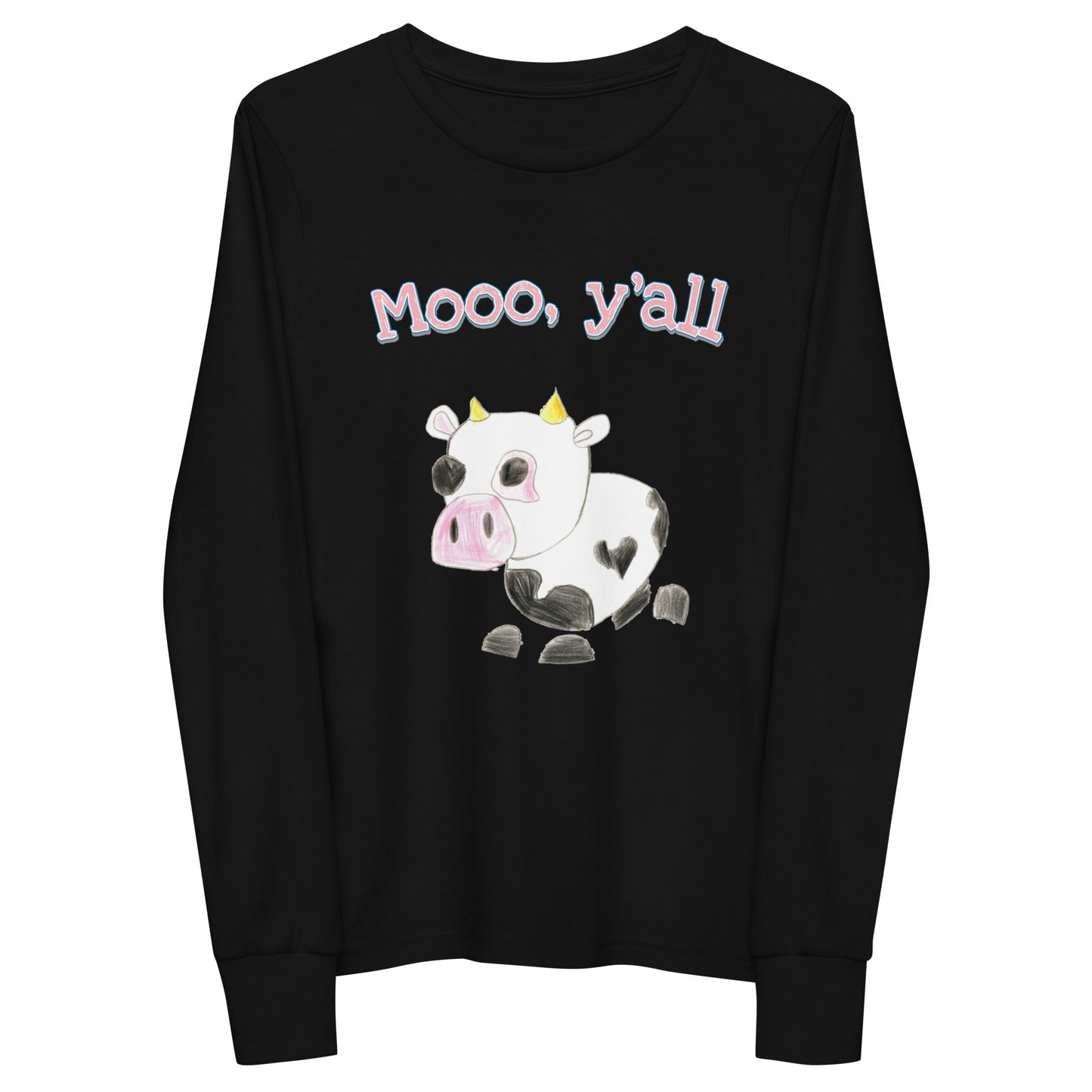 Youth Long Sleeve Tee - Moo Y'all