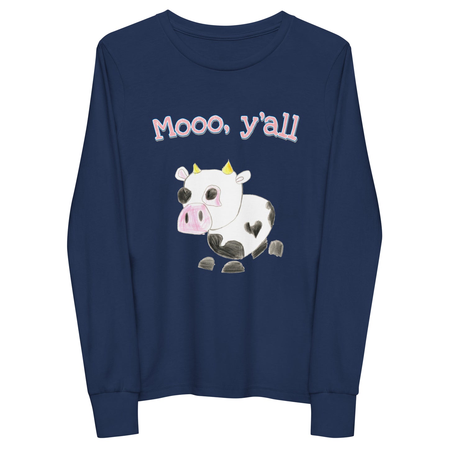 Youth Long Sleeve Tee - Moo Y'all
