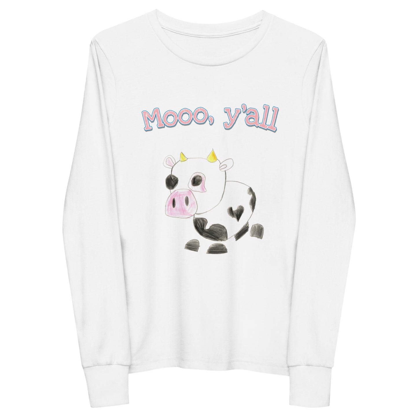 Youth Long Sleeve Tee - Moo Y'all